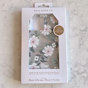 Brand new, in box, Rifle Paper iPhone 13 or 12 Pro Max phone case